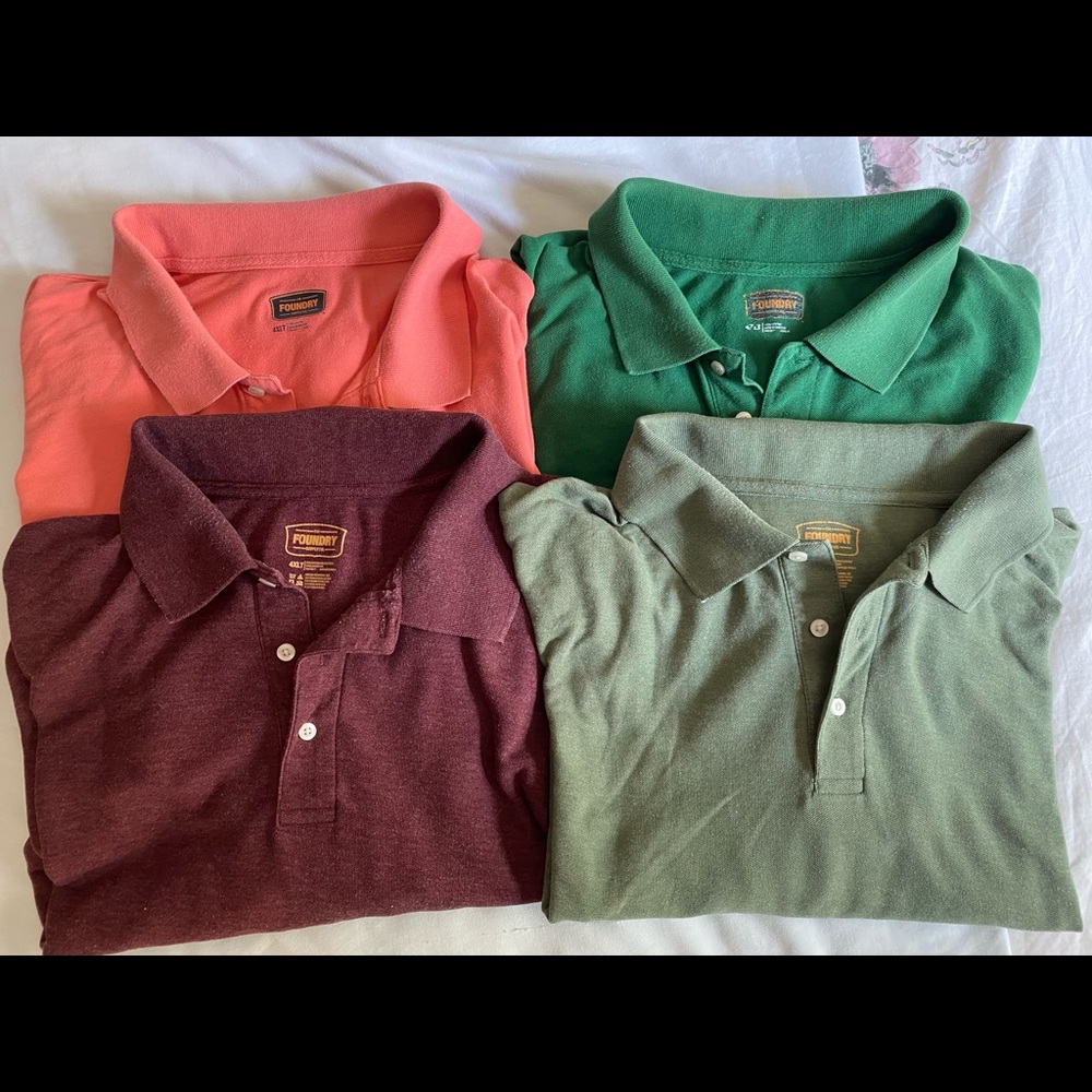 Men’s short sleeve shirts. Size 4XLT